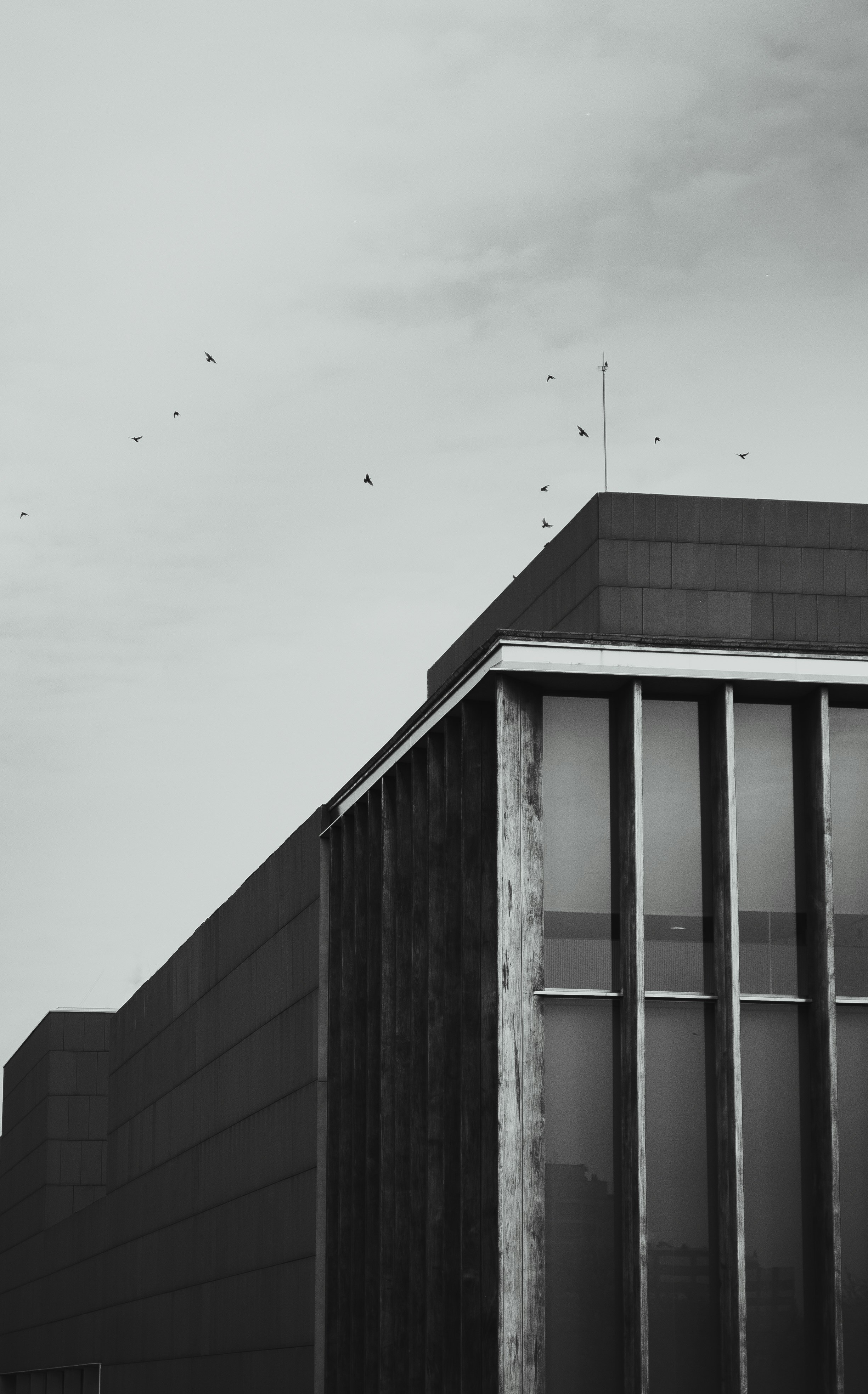 brown wooden building under white sky during daytime